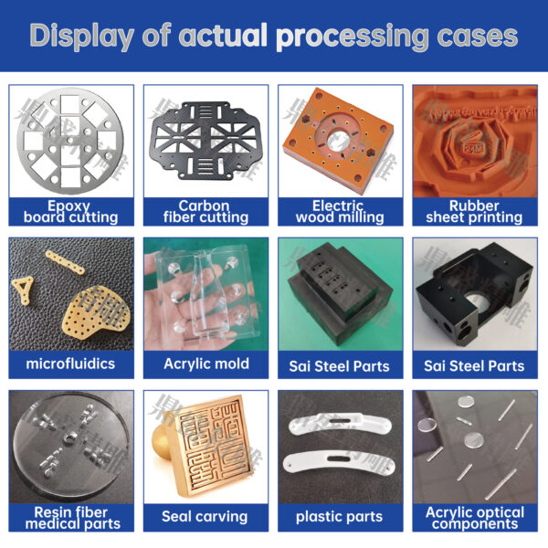 CNC engraving machine, small desktop high-precision engraving and milling machine, stainless steel, glass, ceramic and metal precision engraving machine - Image 2